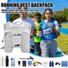 Running Hydration Vest 4L Lightweight Running Vest Adjustable Chest Straps Reflective Phone Holder Water Bladder Bag For Men