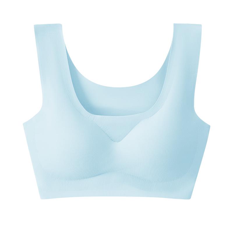 Nahtloser kabelloser Push-Up-BH für Damen: Dünn, Kleine Bruststütze, Sport- und Schlaf-Westenstil, Sommerkleidung