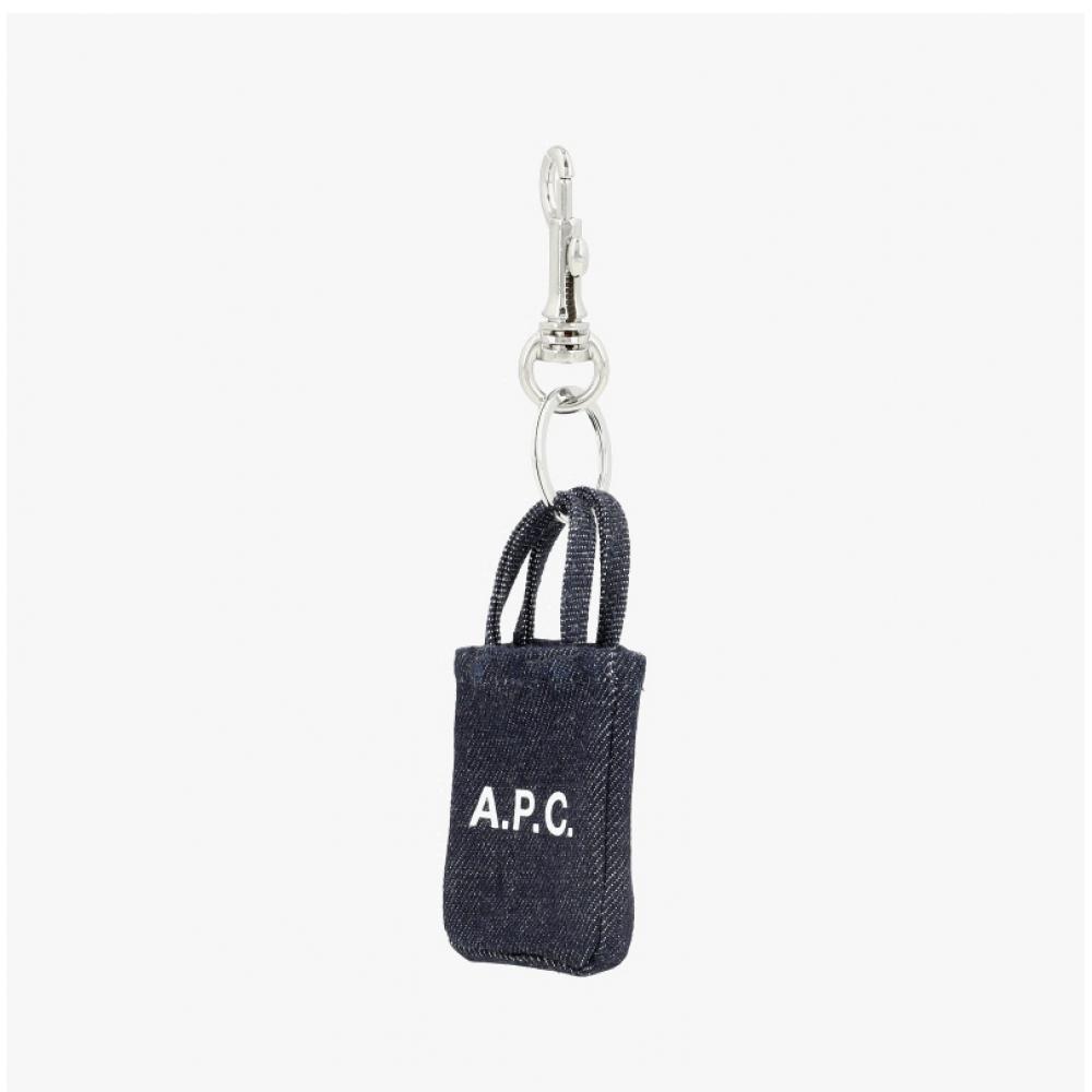 A.p.c Denim Mini Tote Keyring M63677