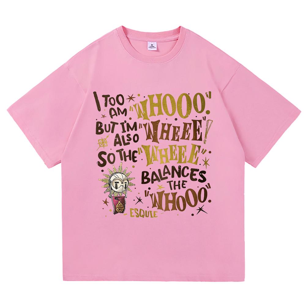 Esquie Clair Obscur Expedition 33 TShirt Whooo Wheee Menwomen Clothing Harajuku High Quality Tops Cotton TShirts Male Tees