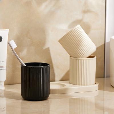 Coppia di Bicchieri Portaspazzolino in Plastica Bicchiere da Denti Bicchiere da Toilette Bicchiere per Collutorio Domestico