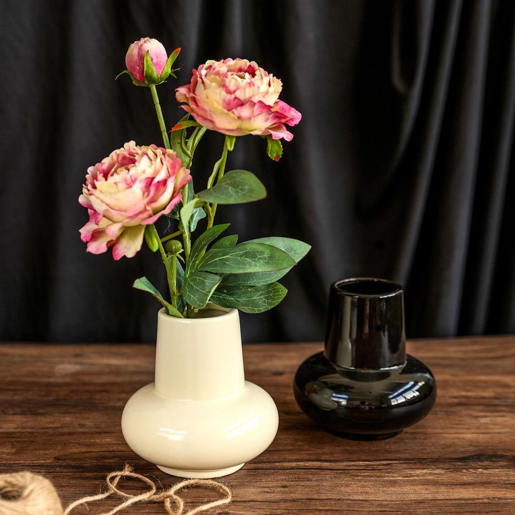 Französische Luxus-Keramikvase: Elegante High-End-Dekoration für Wohnzimmer oder Esstisch