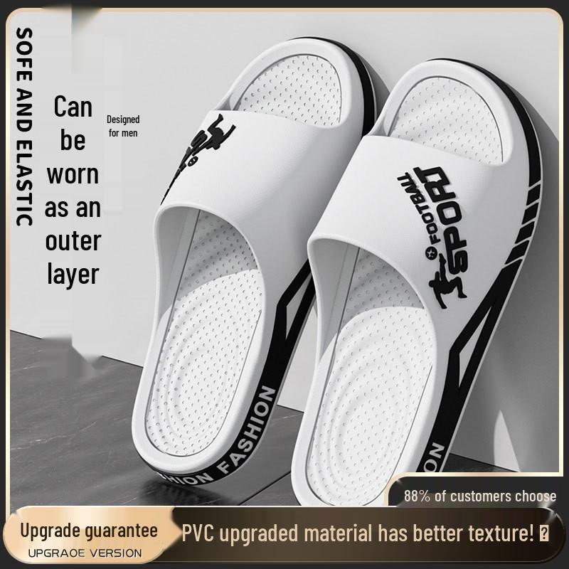 Pánské letní sportovní outdoorové protiskluzové pantofle se silnou podrážkou