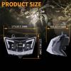 For Kawasaki Motorcycle LED Headlamp With Hi-Lo Beam Motocross Headlight D-Tracker 125 KLX125 150 2010-2016 KLX450R 2008-2026