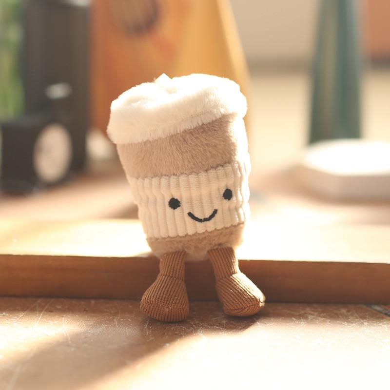 Tea Jellycat Milk Cup Design Plush Keychain Pp Cotton Stuffed Toy Gift Girls For