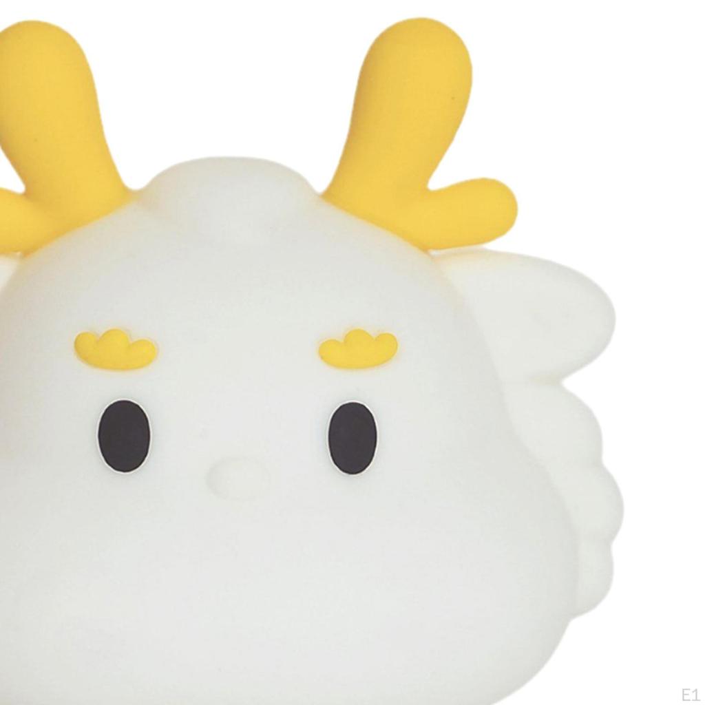 Dragon Night Lights Baby Nursery Lamp Cute Tap Control for Breastfeeding Bedroom