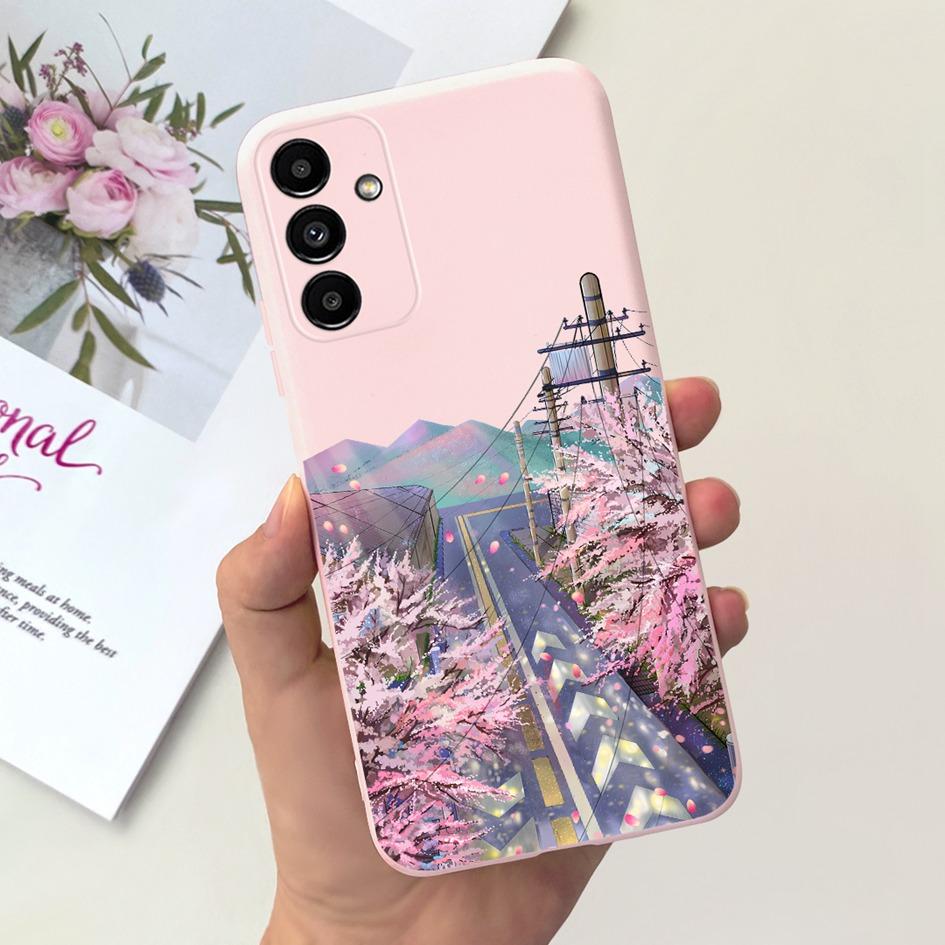For Samsung A14 5G 2023 Case Lovely Yellow Duck Cat Cartoon Funda For Samsung Galaxy A14 SM-A145F SM-A146B Phone Cover A 14 Etui