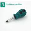 Professional Shank Combination Rubber Hardware Hand Tools Slotted Mini Precision Screwdriver Screw Driver Repair