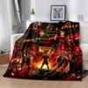 Cristiano Ronaldo Blanket Comfortable Great For Sofa Office Chair Livingroom Four Seasons Universal Digital Print
