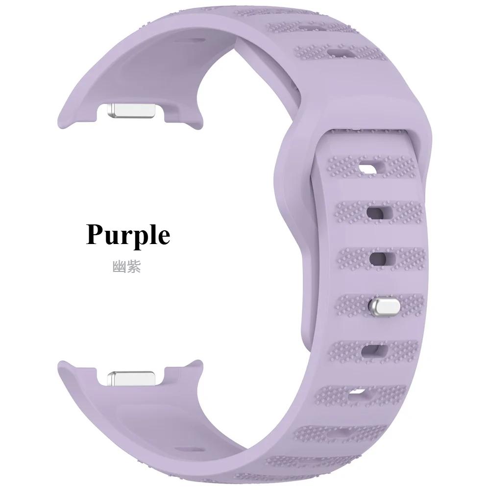 Řemínek pro Samsung Galaxy Watch 8 Classic 46mm Odolný silikonový náramek Nastavitelný náramek se skrytou sponou pro Galaxy Watch 40mm 44mm