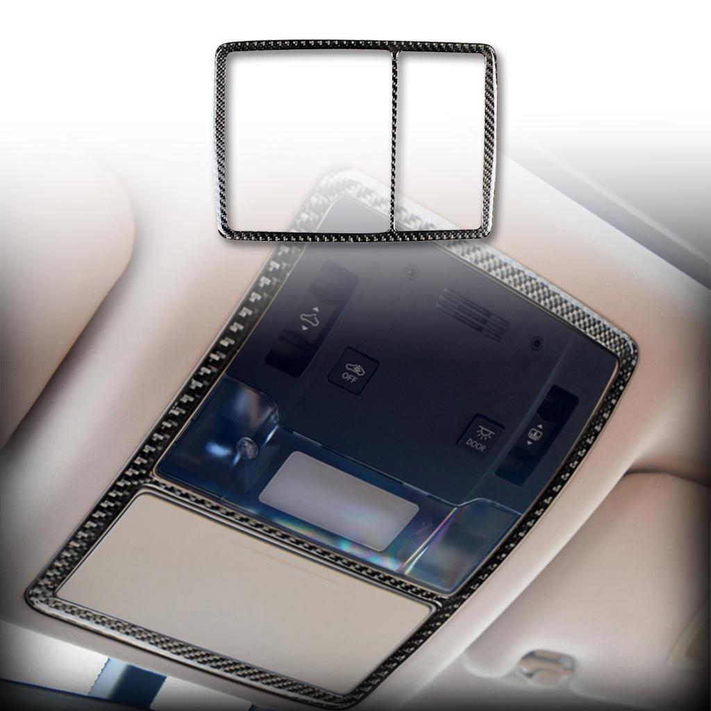 For Lexus RX300 270 200T 450H 2016- Accessories Car Carbon Fiber Interior Front Reading Lamp Frame Trim Stickers