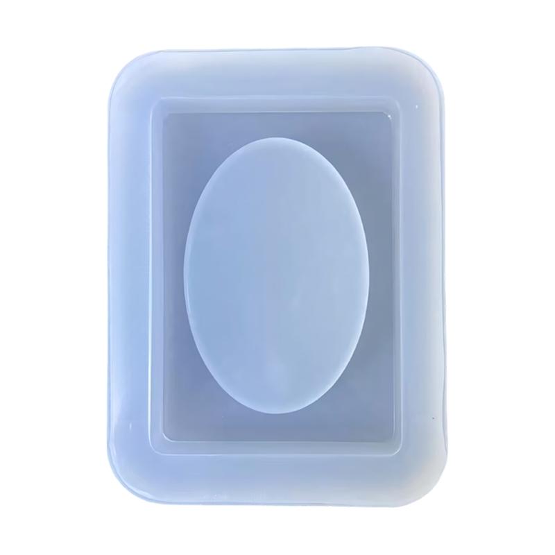 Flexible Silicone Mold 77x58mm Jewelry Making Accessories Moulds Suitable for Resin Pendant Keychain Badge Making