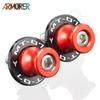 For YAMAHA MT-07 MT 07 MT07Universal 6MM Motorcycle Swingarm Spools Stand Screws CNC Aluminum