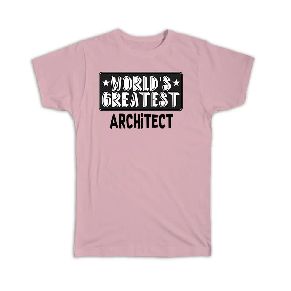 Gift T-Shirt : World Greatest ARCHITECT Work Christmas Birthday Office XL