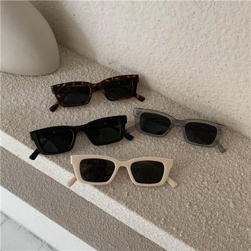 Retro Y2K Style Small Square Sunglasses Women Cat Eye Sunglasses Fashion  Goggles Men Punk Sports Sun Glasses