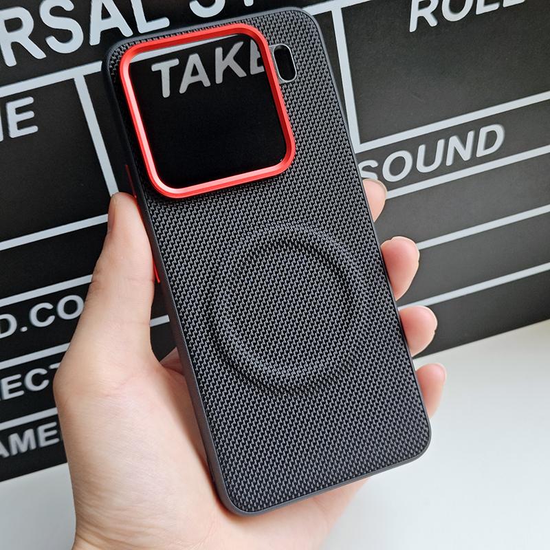 Magnetic Soft TPU+Nylon Back Case For Xiaomi 15 15S Pro Shockproof Matte Luxury Skin Cover Funda Anti-Fingerprint Shell Bumper