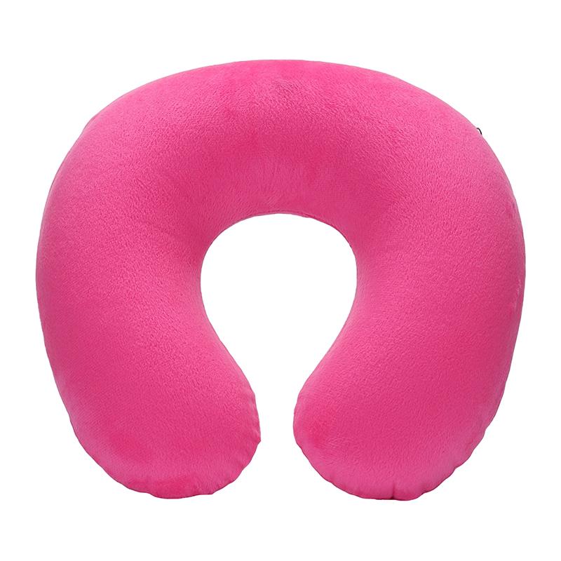 U-shaped Neck Pillow Inflatable Fatigue Relief Travel Pillow Flight Headrest Sleep U-shaped Cushion For Plane