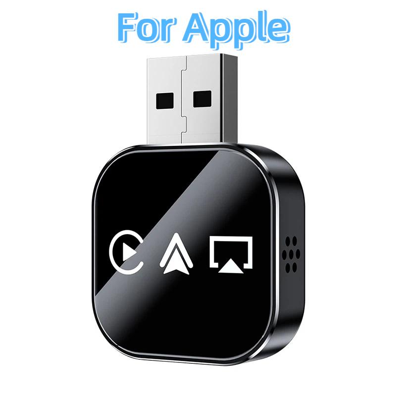 New 3 in 1 Upgrade Wireless Carplay Mirror Link Adapter Instant Wired To Wireless Conversion Plug & Play For Wired Carplay