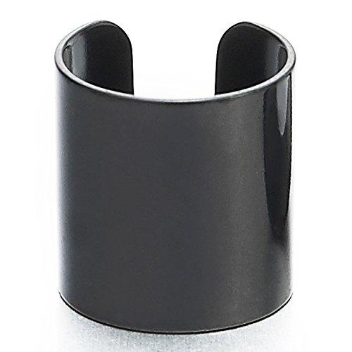 1 pezzo Clip per Orecchio a Tubo Lungo Geometrico Semplice per Uomini Donne Senza Foro Acciaio Inossidabile Ear Cuff Gioielli per Uso Quotidiano