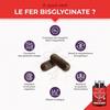 Fer bisglycinate + vitamine c • absorption et biodisponibilité maximale • 14 mg de fer • 90 gélules - nutrimea
