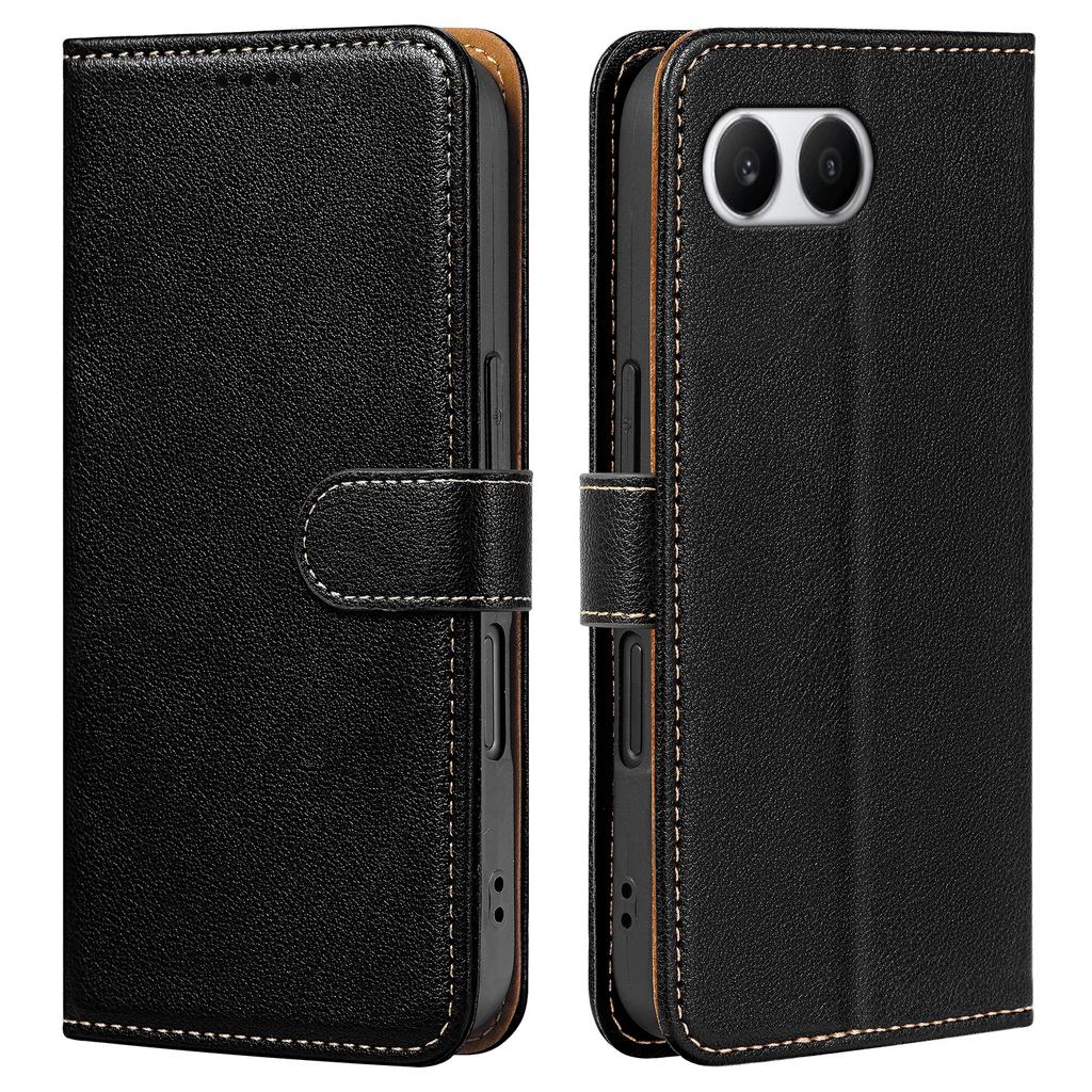 For OnePlus Nord 4 Case RFID Blocking Wallet Litchi Texture Leather Phone Cover Magnetic Clasp