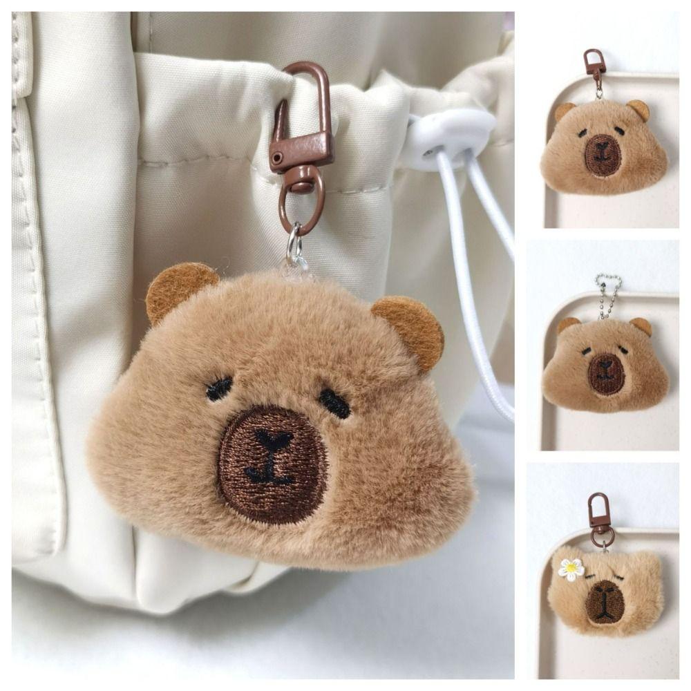 

PP Cotton Capibala Plush Doll Collection Kapibala Backpack Pendant Capybara Plush Keychain Unisex
