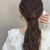 Elastico per Capelli con Stampa Leopardo, Elastico Piccolo Intestino da Donna Caffè Retrò, Elastico in Pelle per Coda di Cavallo, Accessorio per Capelli Quadrato