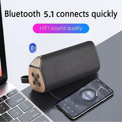 Kabelloser, leistungsstarker Bluetooth-Lautsprecher, Bass, kabellose Lautsprecher, Subwoofer, wasserdichte Soundbox, unterstützt TF, TWS, USB-Flash-Laufwerk