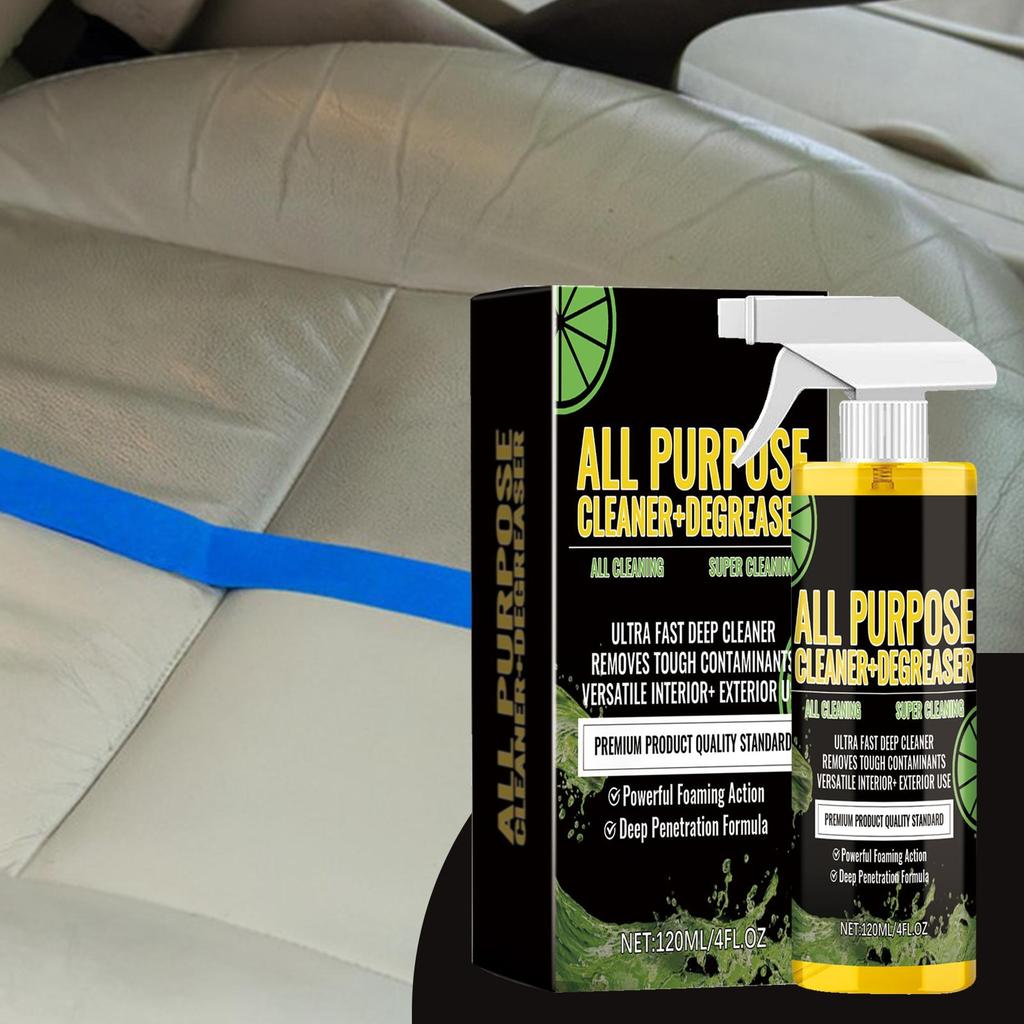 Interior Detailer Spray 120ml Degreaser Spray Truck Degreaser For Interior Leather Carpet Upholstery Glass Fabric Trim Truck Car