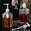 Fructose Quantitative Press Type Syrup Bottle Plastic Dispensing Bottle Liquid Pump  Syrup Squeeze
