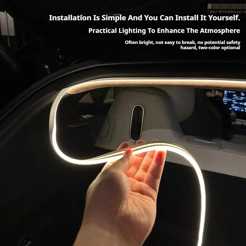Car Trunk Lighting Fit For Mazda CX-9 Trunk Atmosphere Light Modified Light Bar Strip Decorative Lamp Car Interior Accessories