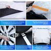 Car snow shield front windshield snow, frost and frost cover Windows in winter with thickened clothing cover in winter