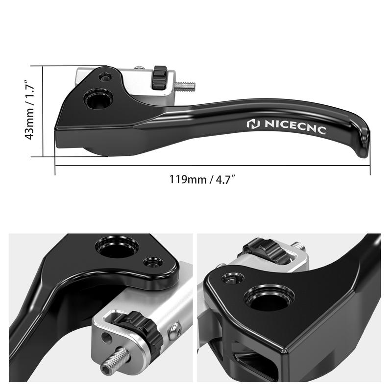 Shorty Clutch Lever For TM EN MX 125 250 300 250FI 450FI 2010-2025 144 300FI 530FI 2017-2025 Triumph TF250X/TF450RC 2024-2025