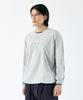 SANRO [Unisex] Quick Dry Reflective Print Pullover Tee - Ice Grey
