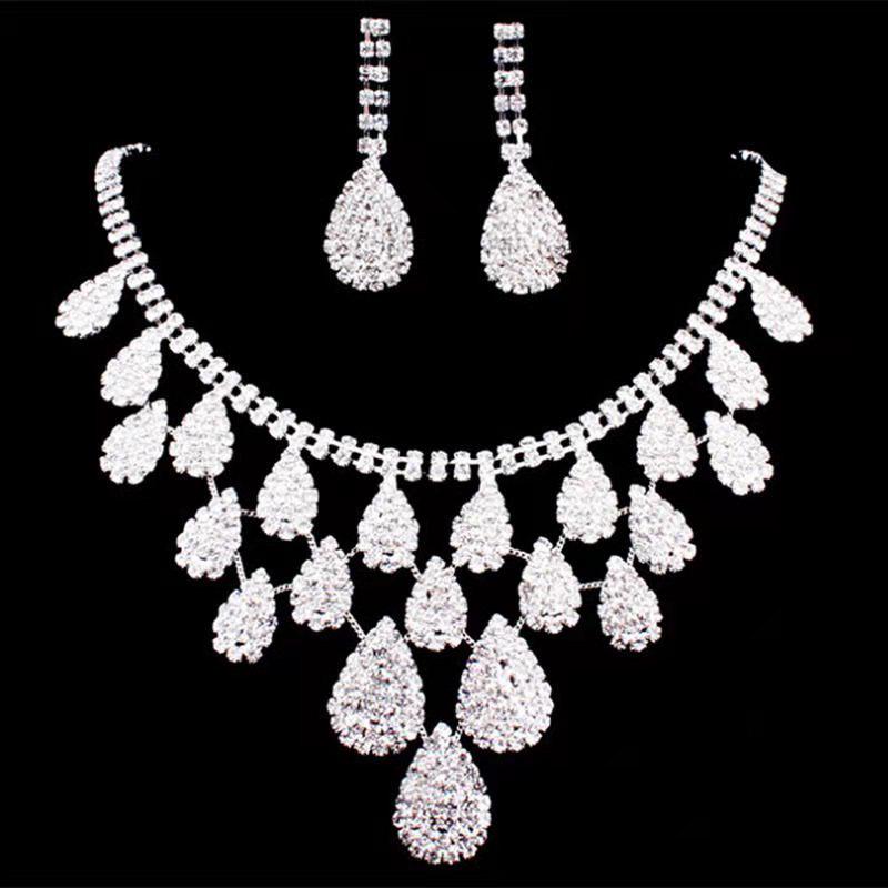 

Модный комплект ожерелья и серег в корейском стиле: Идеальные свадебные аксессуары для невесты