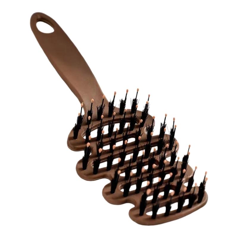

AntiStatic Ventilated Paddle Brush Plastic Detangling Comb For Smooth Styling On All Hair Types 1