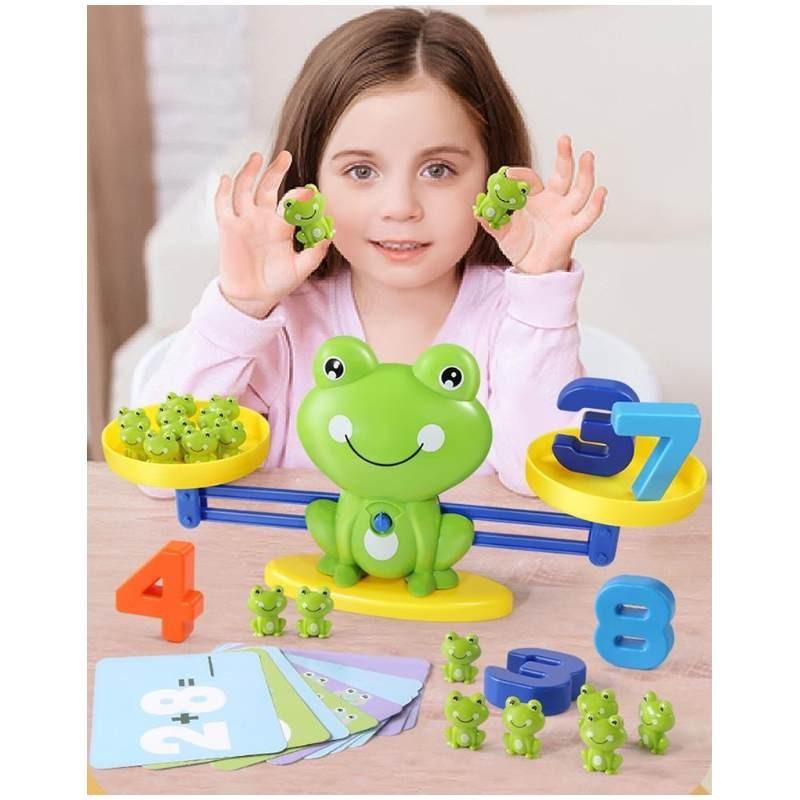 Kids Learning Math Balance Toy With Digital Cards For Logic Thinking And Intelligence Skills