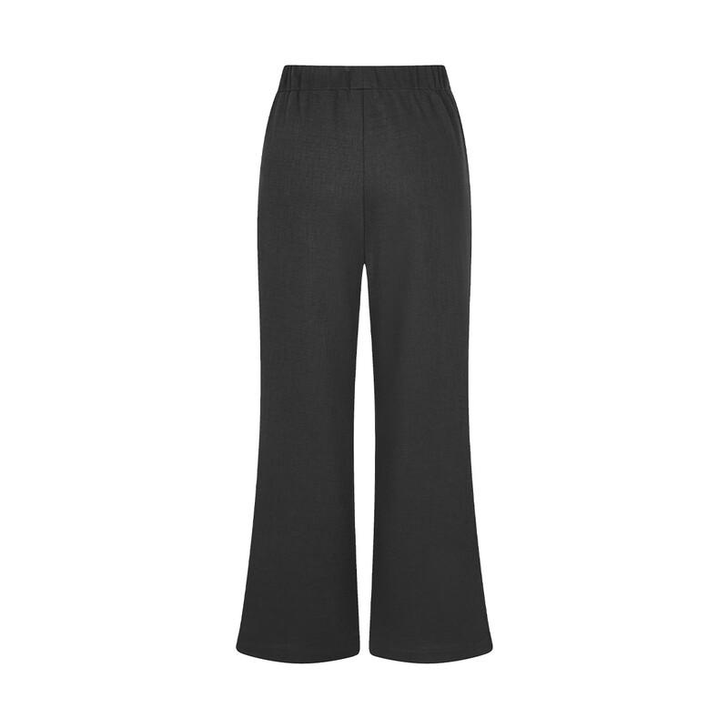 FivePlus Women's Summer High-Waist Cropped Straight-Leg Suit Trousers
