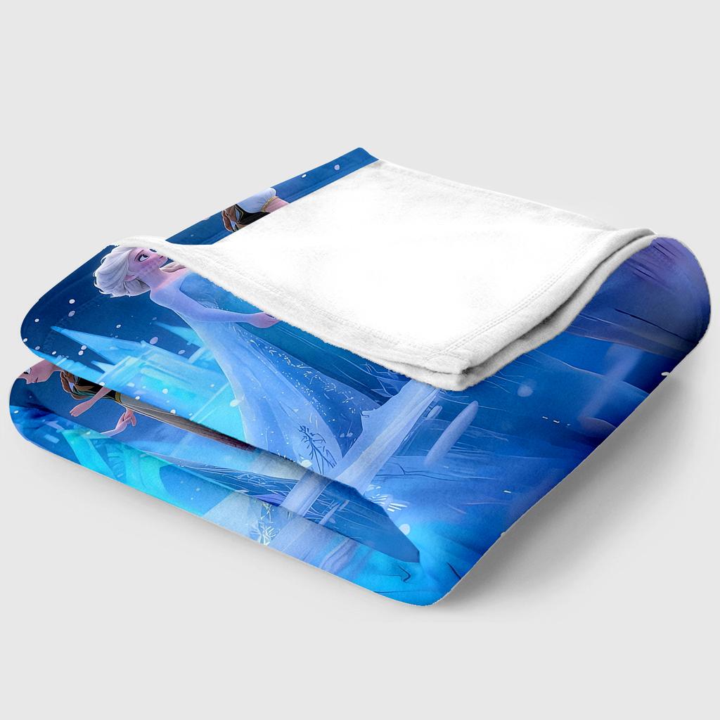 Cartoon Frozen soft Blankets blankets fluffy flannel thin Blanket Picnic Sofa Family Bedroom Children's Room custom blanket