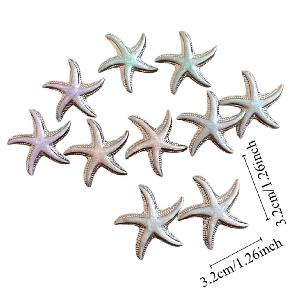Star Starfish Stud Earrings Geometric Korean Style Earrings Cute Starfish Ear Studs  Beach Vacation