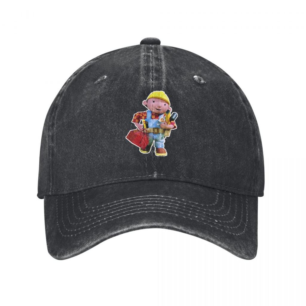 Bob The Builder And Friends Unisex Women Baseball Caps Distressed Denim Caps Hat Retro Outdoor Summer Snapback Cap
