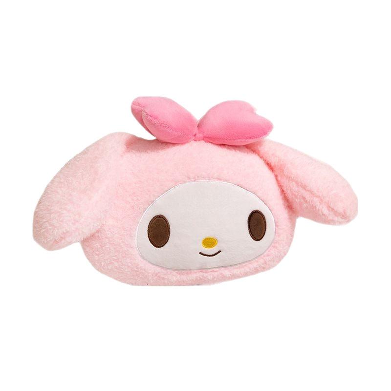 Cute Kuromi Hello Kitty Cartoon Car Neck Pillow Headrest Interior Pillow Soft Comfortable Travel Pillow for Car