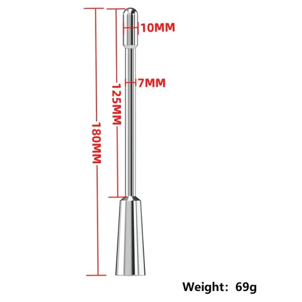 7 Hastigheter Metall Uretral Penisplugg Vibrasjon Mann Rustfritt Stål Penisplugg Kateter Dilator Vibrator Innsats Sexleketøy For Mann