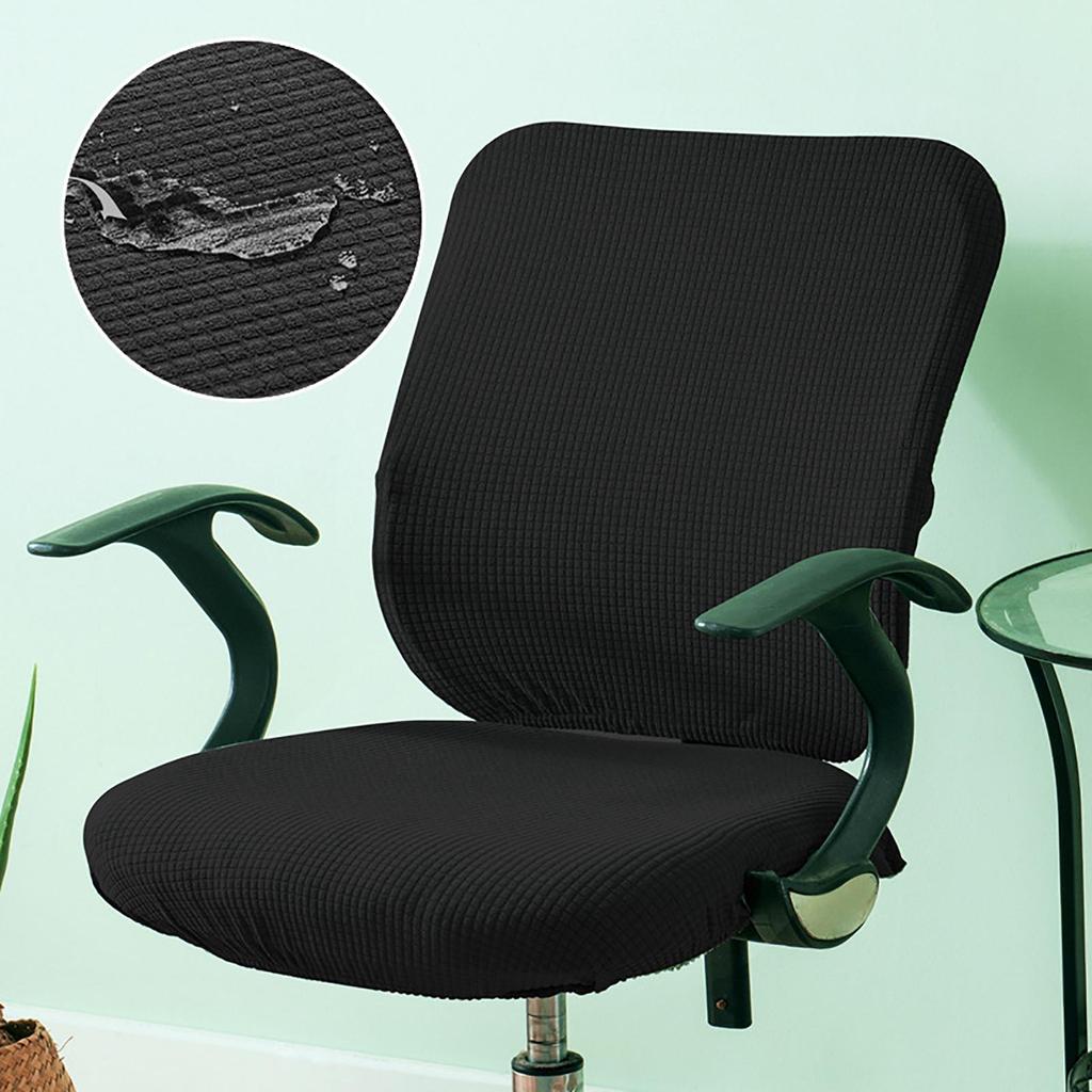 Stretch Computer Chair Cover Slipcover Rotate Chair Seat Cover for Rotating Chair