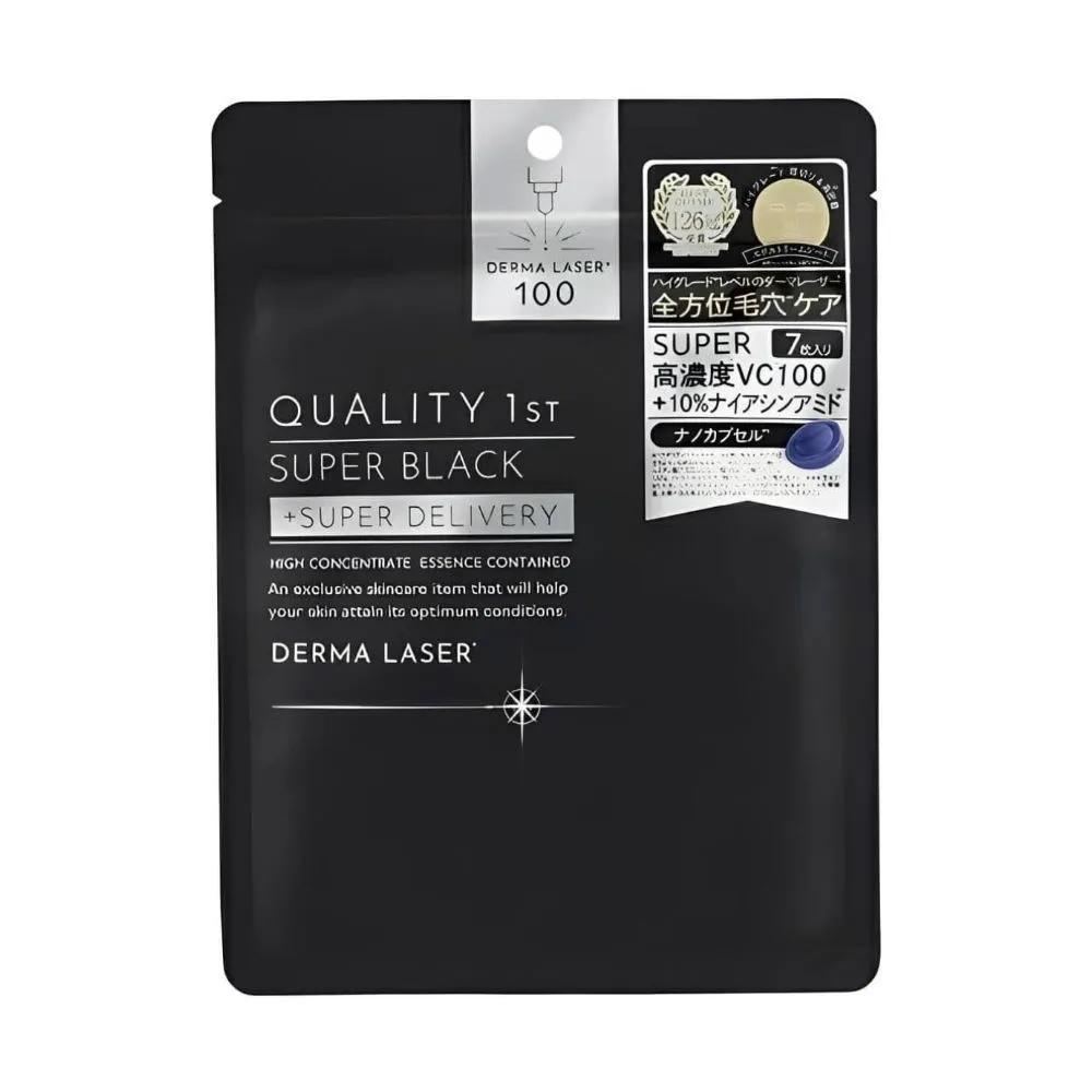 Quality 1st Derma Laser Super Black Mask QUALITY 1ST 7 Sheets, 1 Pack