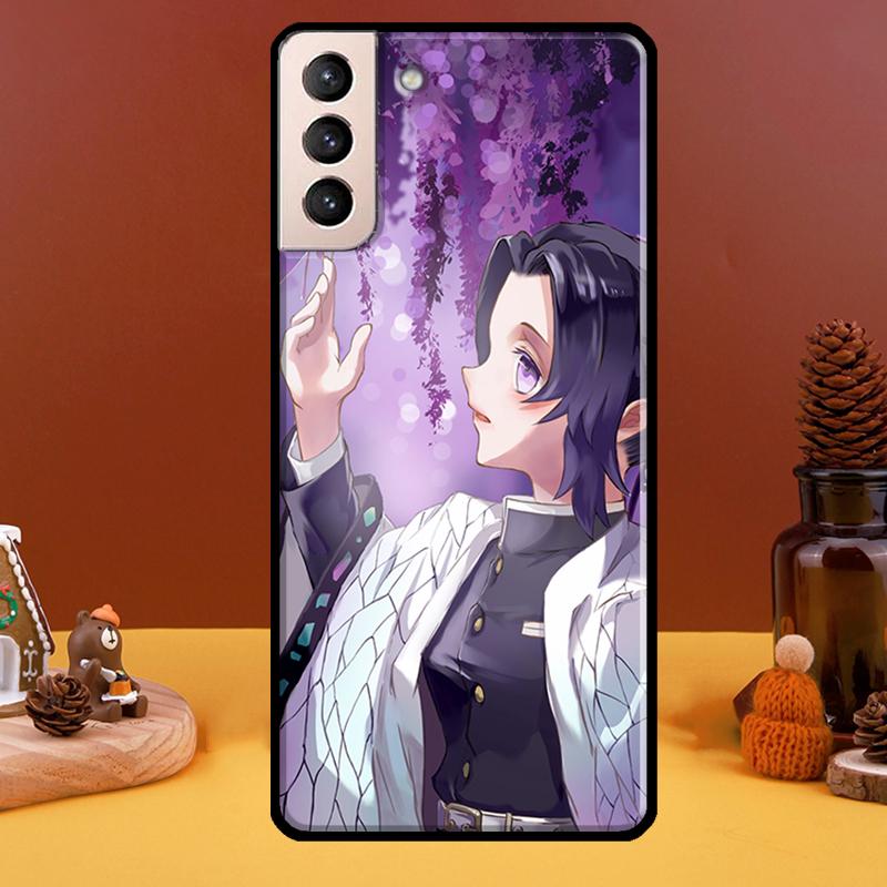 Anime Demon Slayer Kanao Shinobu Sama Case For Samsung Galaxy S21 S20 FE Note 20 S22 Ultra Note 10 S8 S9 S10 Plus Phone Cover