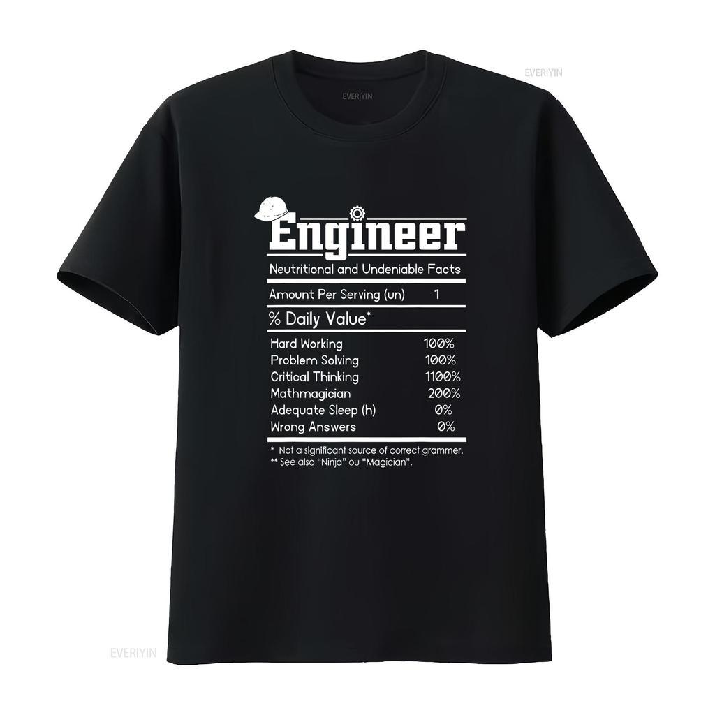 Engineer Definition T Shirt Men Engineering Funny vintage Washed Comfortable Casual Top For Everyday Wear designer clothes