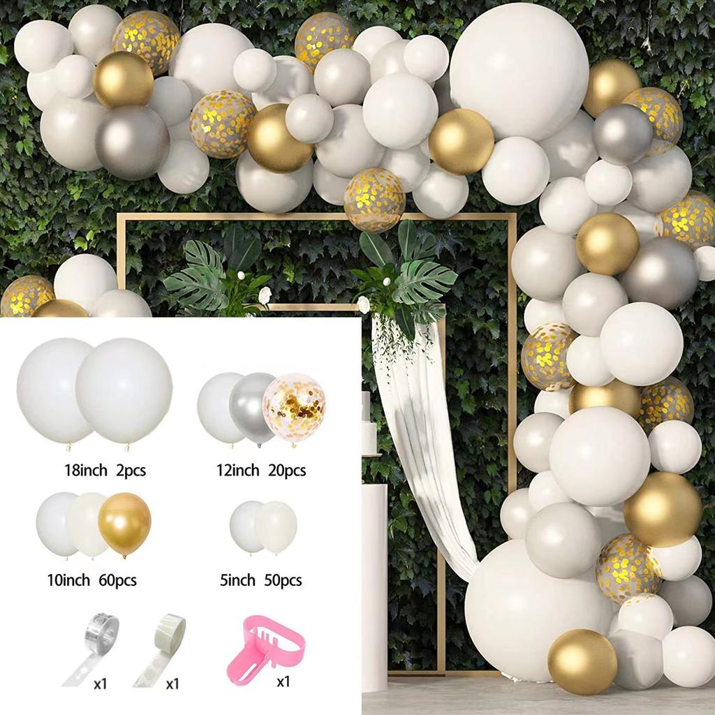 Vintage Balloon Chain Birthday Party Balloon Package Wedding Wedding Arrangement Latex Balloon Chain Set