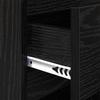 Nightstand Black Oak Effect 40 x 35 x 50 cm Engineered Wood
