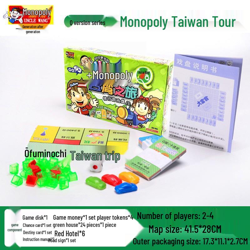 Monopoly Q Version: China & World Tour Edition Board Game